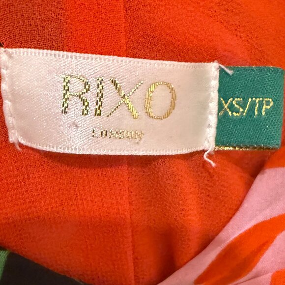 RIXO JOSEPHINE POLKA DOT FLORAL MIDI MAXI DRESS - Picture 8 of 8